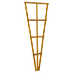 Woodside 1.2m Wooden Garden Fan Trellis, Climbing Plant/Flower Support  - 2 Pack
