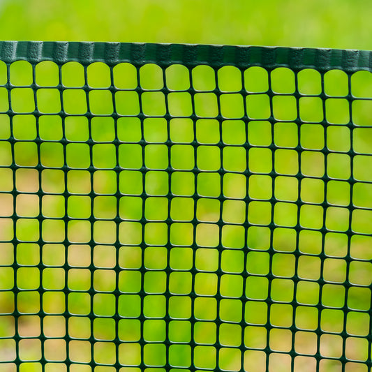 Woodside Plastic Mesh Garden Barrier Safety Protection Fencing 1m x 10m