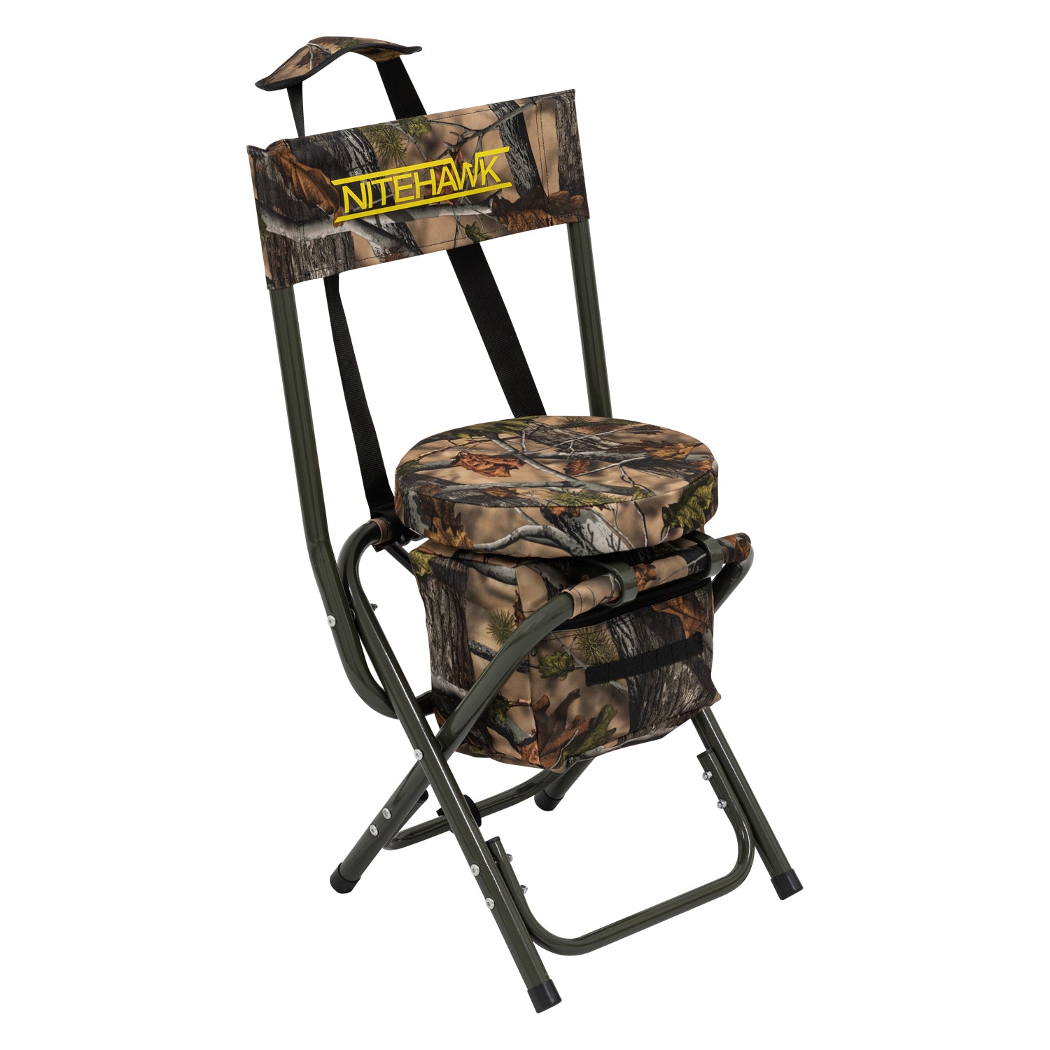Nitehawk Camouflage Lightweight Hunting Shooting Hide Swivel Seat