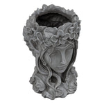 Woodside Garden Goddess Head Planter Decorative Indoor/Outdoor Plant Pot Statue