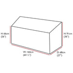 Oxbridge Medium (3 Seater) Bench Waterproof Cover GREEN