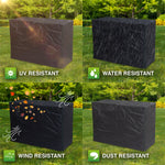 Woodside Heavy Duty Waterproof Barbecue BBQ Cover Grill Protector