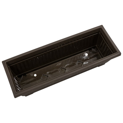 Woodside Dereham 4 Tier Wheeled Metal Garden Planter Flower Display Stand