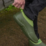 Michigan Green Neoprene Garden Boots Slip On Waterproof Outdoor Shoe