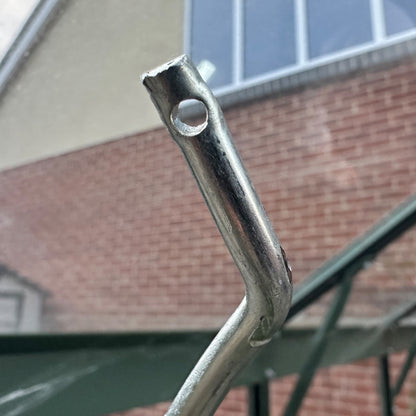 Woodside Climbing Tomato Plant Spiral Support Stakes, Galvanised Steel, Pack of 12