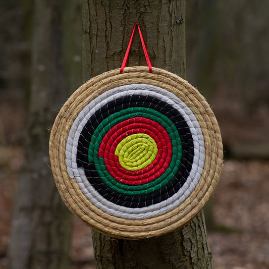 Nitehawk Traditional Round Solid Straw, 5 Layer 50cm Natural Archery Target