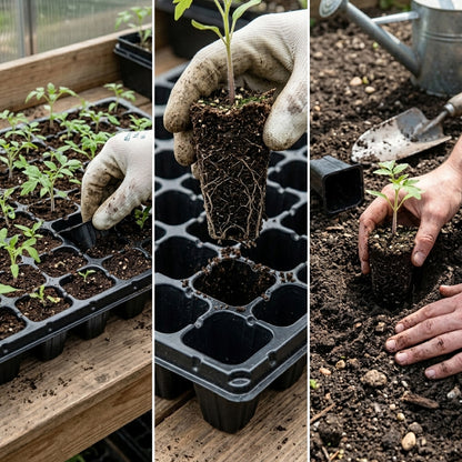 Woodside 60 Cell Root Trainer Seed Trays 6 Pack | Durable Reusable Seedling Growing & Propagation Trays