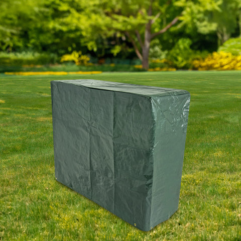 Oxbridge Green Large Garden Barbecue BBQ Cover 120g/M2 PE 1.12m x 0.42m x 0.92m