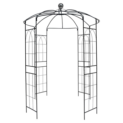 Woodside Santon Metal Garden Birdcage Pergola