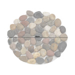 Woodside 33cm Decorative Garden Pathway Round Stepping Stones, Pack of 3