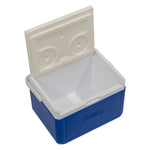 Andes 5L Small Cool Box for Food and Drinks, Fits 6 x 330ml Cans, Blue/White