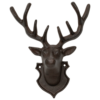 Woodside Cast Iron Wall Mounted Deer/Stag/Reindeer Head Decoration Sculpture