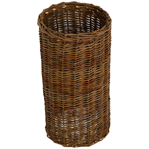 Woodside Rabbit/Guinea Pig Wicker Tunnel, Wooden Pet Play Hide for Small Animals