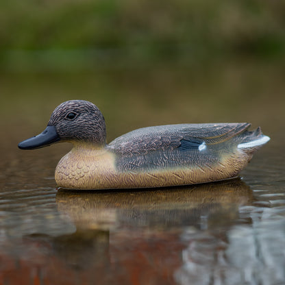 FLOATING 14" MALE & FEMALE DUCK DECOYS HUNTING SHOOTING FAKE BIRD MALLARD DRAKE