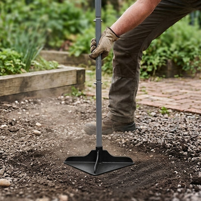 Woodside Heavy Duty Reinforced Steel Ground Tamper | Professional Soil & Gravel Compactor