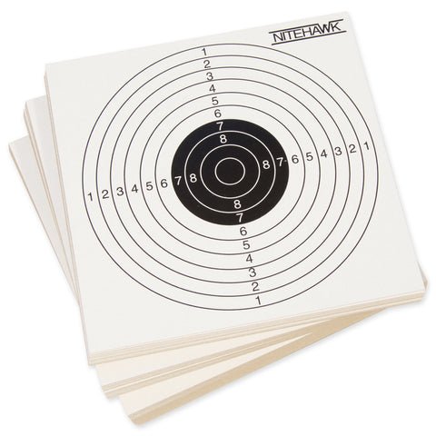 14cm Card Funnel Target Holder Pellet Trap + 100 Targets For Air Rifle/Airsoft