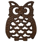 Woodside Decorative Kitchen/Dining Table Cast Iron Owl Trivet Hot Pot/Pan Stand