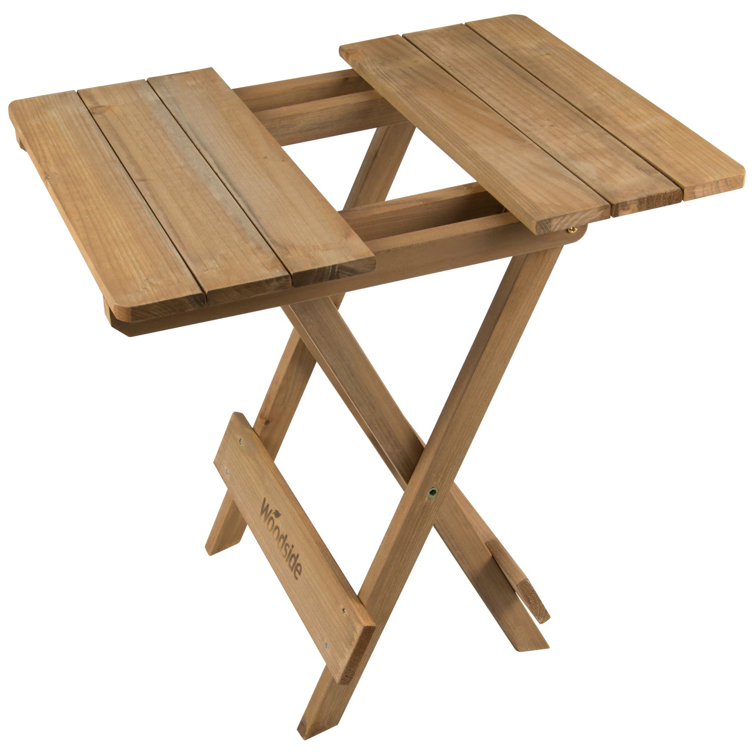 Woodside Ashill Folding Coffee Side Snack Table Wooden Garden Patio Furniture