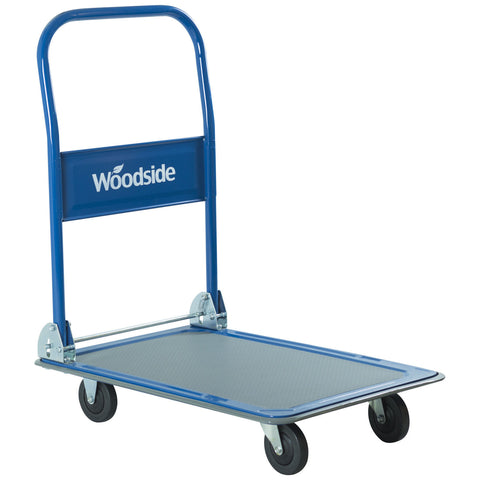 Woodside 150kg Folding Platform Flat Bed Trolley Truck Heavy Duty Sack Transport