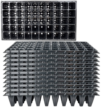 Woodside 50 Cell Root Trainer Seed Trays 12 Pack | Durable Reusable Seedling Growing & Propagation Trays