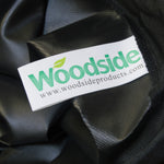 Woodside Black Waterproof Outdoor 8 Seater Round Picnic Table Cover