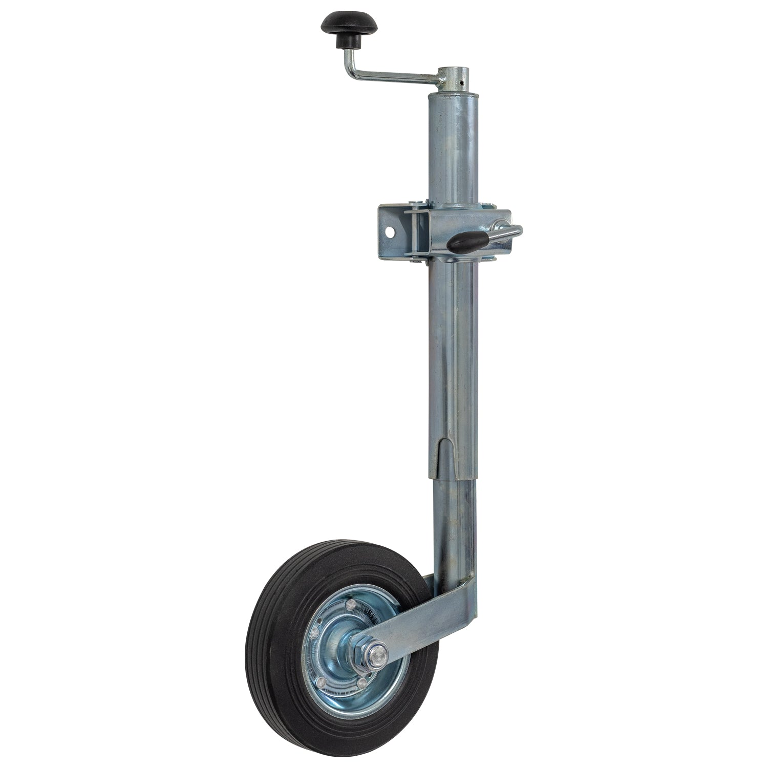 Andes Heavy Duty 48mm Split Clamp Jockey Wheel Wind Up Trailer Stand