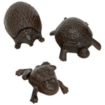 Woodside Cast Iron Novelty Animal Outdoor Garden Spare Home/Car Key Hider 3 Pack