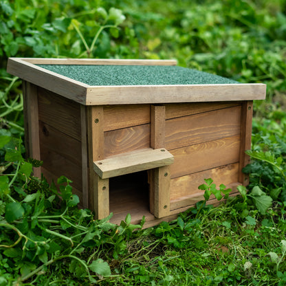 Woodside Hedgehog House & Hibernation Shelter, Predator Proof Outdoor Habitat Box