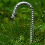 Pack of 24 Woodside Galvanised Heavy Duty Metal Ground Stakes Tent/Gazebo Pegs