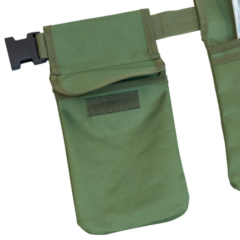 Woodside 4 Pocket Garden Tool Organiser Storage Belt, Adjustable Waist 25-48â€