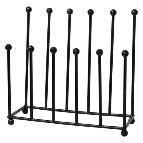 Woodside Morston Steel Wellington Boot Rack/Walking Boot Storage Stand, Indoor & Outdoor