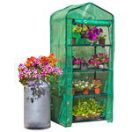 Woodside 4 Tier Garden Greenhouse/Growhouse With Reinforced Cover