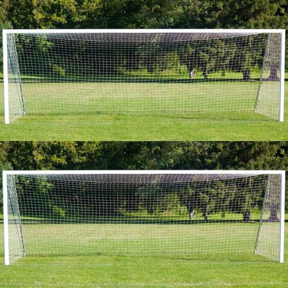 2 X 12FT X 6FT Football/Soccer Replacement Net/Netting Fits Samba/Poly Goal