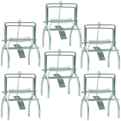 Woodside 6 Pack Heavy Duty Mole Claw Scissor Traps – Fast Humane Kill