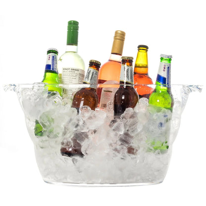 Andes 2 Pack Large 12L Acrylic Ice Buckets – Champagne, Wine & Beer Drinks Coolers