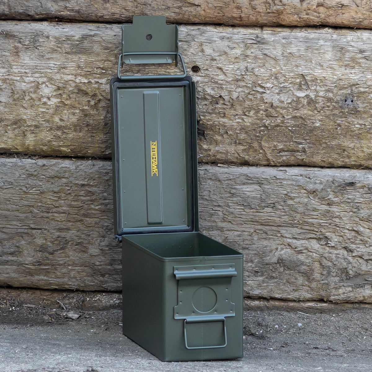 Nitehawk 2 Pack 50 Cal Army Metal Ammo Storage Boxes – Surplus Ammunition & Tool Containers