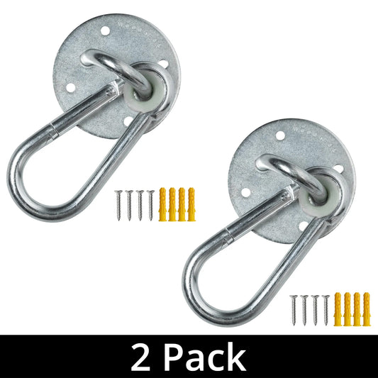 Woodside Outdoor Hammock Swing Wall Hook Set x 2