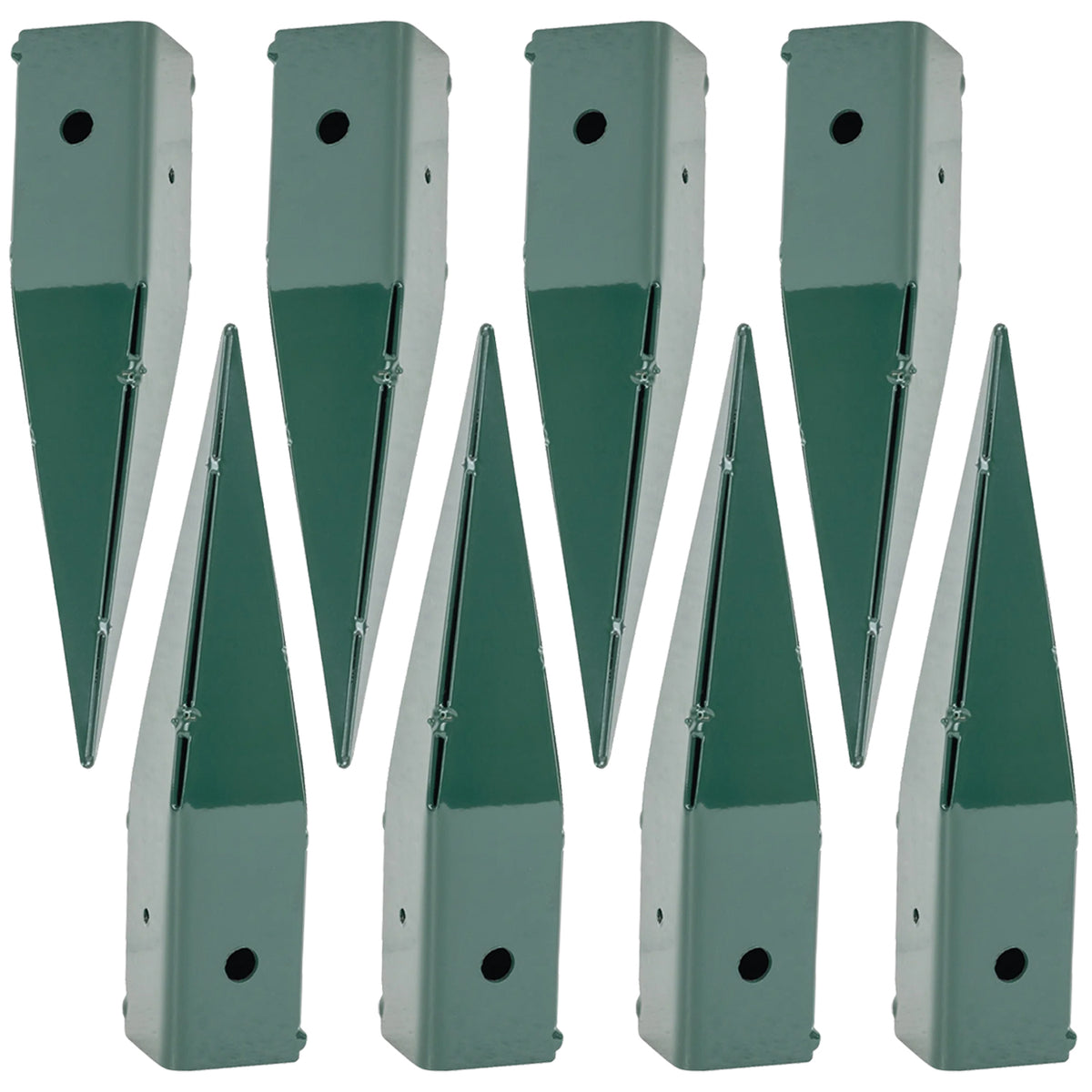 Woodside 8 Pack Steel Garden Arch/Trellis Ground Spikes – Plant Support Fixings