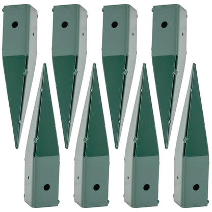 Woodside 8 Pack Steel Garden Arch/Trellis Ground Spikes – Plant Support Fixings