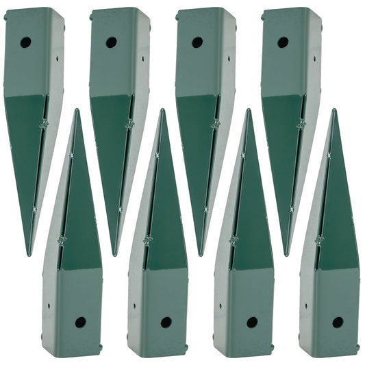 Woodside 8 Pack Steel Garden Arch/Trellis Ground Spikes – Plant Support Fixings