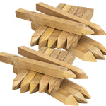 Woodside 40 Pack 12 Inch (300mm) Square Wooden Fencing Stakes – Pressure-Treated Pine Garden Fence Pegs and Site Markers