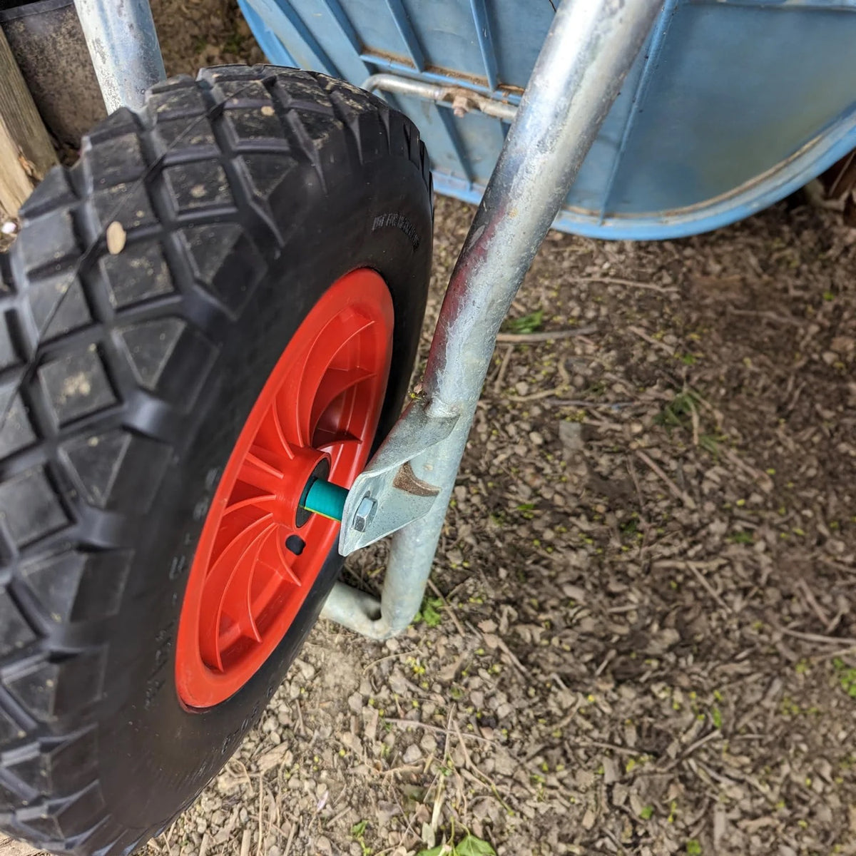 Woodside 2 Pack 14" Solid Tyre Replacement Wheelbarrow & Trolley Wheels – Puncture Proof