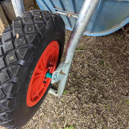 Woodside 2 Pack 14" Solid Tyre Replacement Wheelbarrow & Trolley Wheels – Puncture Proof