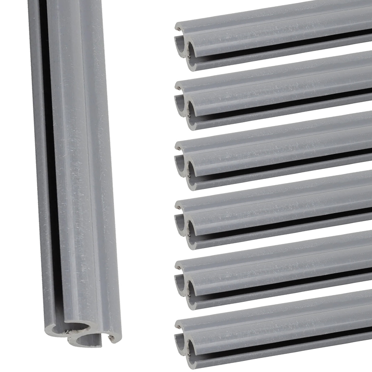 Andes 6 Pack 75cm Figure of 8 Plastic Channel Connectors – Caravan & Motorhome Awning Fittings