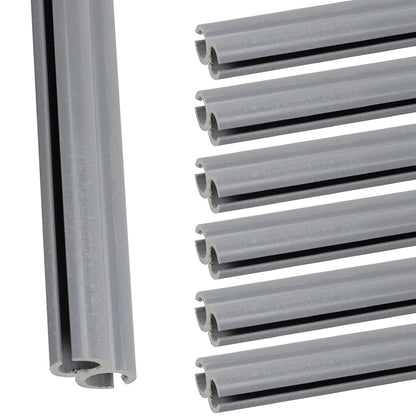 Andes 6 Pack 75cm Figure of 8 Plastic Channel Connectors – Caravan & Motorhome Awning Fittings