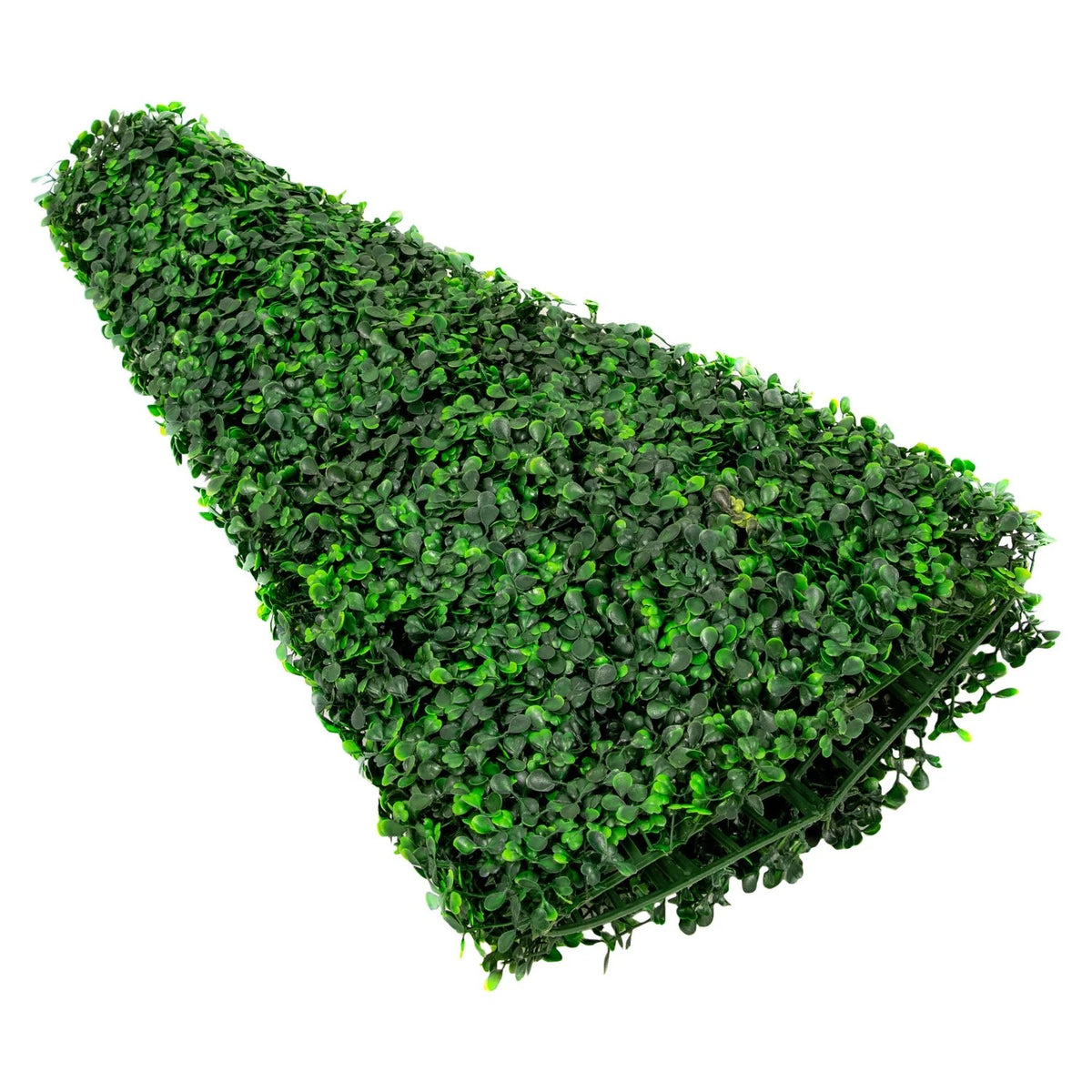 Woodside 4 Pack 65cm Green Topiary Obelisks – Artificial Leaf Effect Indoor & Outdoor Decoration