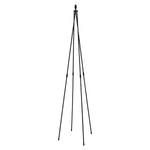 Woodside 2 Pack 1.8m Metal Garden Tepee Obelisks – Steel Climbing Plant Support Trellis Frames