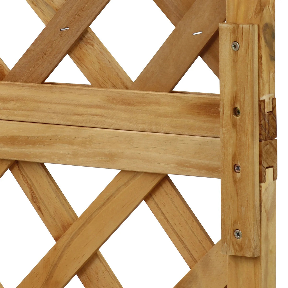 Woodside Aldburgh 2 Pack Large Wooden Garden Trough Planters with Trellis – Raised Flower Containers & Climbing Frames
