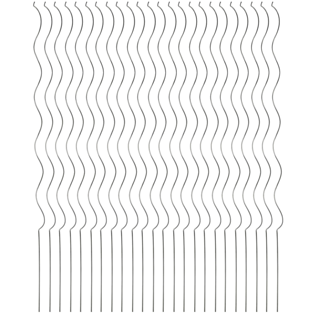 Woodside 24 Pack Climbing Tomato Plant Spiral Support Stakes – 160cm Galvanised Steel Garden Supports