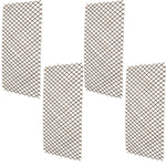 Woodside 4 Pack 1.8m x 90cm Wooden Wicker Garden Fan Trellis – Plant & Flower Support Panels